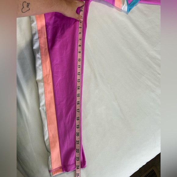 Lilly Pulitzer Striped Amethyst Weekender Luxletic Leggings - Picture 6 of 7